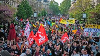 Photo de Les revendications pour l'économie et la guerre ont marqué les marches en Europe